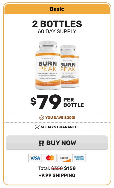 BurnPeak 2-Bottle Price